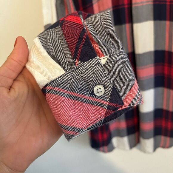 Rails Button Front Flannel Size S Oversized Lumberjack Cozy Fall Time Classic - Picture 7 of 8